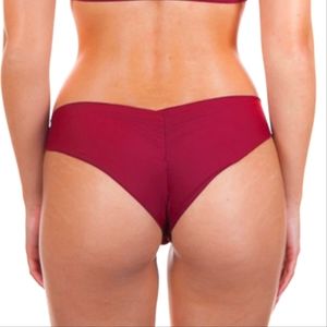 Boys + Arrows Kiki Bikini Bottom Red NWOT Size small